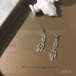 AAA Copy Chaumet 925 Silver White Gold Tassel Earrings